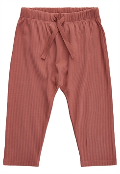 Soft Gallery Hailey Pants Wide rib - Brick Dust